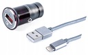 B4V06 MYWAY USB NABÍJAČKA DO AUTOA ​​+ 12/24 KÁBEL