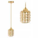 ZÁSADNÉ STROPNÉ LAMPA GOLD CRYSTAL GLAMOUR E27