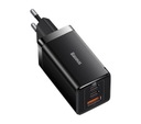 Baseus GaN5 Pro 65W univerzálna nabíjačka 2x USB-C + USB Black