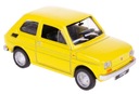 FIAT 126p MALUCH MODEL KOV KOLEKCIA PRL 1:43 ŽLTÉ