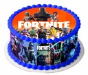 Veľká súprava na tortu FORTNITE WAFER + 2 OBVODY