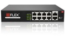 POE Switch 8x POE 2x Uplink 10/100Mbps 120W PoE+ pre POE kamery