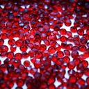 Diamonds Confetti Svadobná dekorácia Dark Red 6,5mm 2000 ks