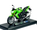 WELLY '07 KAWASAKI Z 1000 Z1000 ZELENÁ 1:18 MOTOCYKEL NOVÝ MODEL