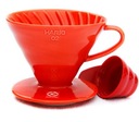 Infuser V60-02 keramický červený DRIPPER HARIO