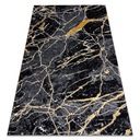 GLAMOUR KOBEREC 120x170 MARBLE čierna/zlatá #AT3466