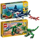 LEGO Creator 3 v 1 31088 Morské stvorenia Žralok + Mocné dinosaury 31058