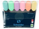 SCHNEIDER JOB PASTEL ZVÝRAZŇOVAČ SET 6 KS