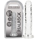 Realistické priehľadné dildo s prísavkou, Transparent - Realrock