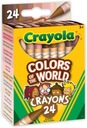 Voskovky Crayola 24 Colours Of The World