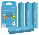 4X PANASONIC ENELOOP LITE R3 AAA 550MAH TEL. STACIONÁRNE SOLÁRNE SVETLÁ