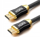 HDMI KÁBEL FullHD 3D 3m MEDENÝ PREM NYLON