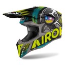 AIROH PRILBA CROSS/ENDURO WRAAP ALIEN YEL GREY MAT L