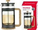 Piestový varič na kávu, čaj, 1000 ml, French Press džbán KLAUSBERG