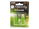 TECHLY 306967 Alkalické batérie Techly 1,5V AA