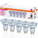 5x GU10 LED žiarovka 4,3W 50W 350lm 2700K 36° OSRAM