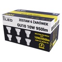 6x GU10 LED ŽIAROVKA 10W Neutral White - 4500K