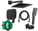 HANSGROHE podomietkový set BLACK dažďová sprcha 30