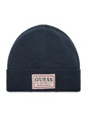 ČIAPKA GUESS BEANIE - PÁNSKA NÁMORNÍCKA MODRÁ ČIAPKA L