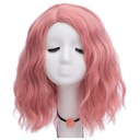 Cosplay WIG PINK glam rock 40 cm anime vlny