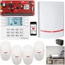 GENEVO HOME ALARM LCD GSM SMS PRIMA 64SET DETEKTORY