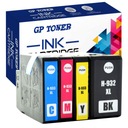 4 atramenty pre HP OfficeJet 6100 6600 6700 7510 7612