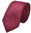 Kravata Lancerto Red Paisley M.748