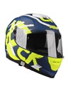 Lazer Rafale Street Blue / Yellow / White Moto prilba