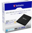 VERBATIM USB-C 4K NERO Ultra HD Blu-Ray rekordér