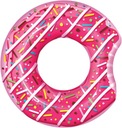 NAFUKOVACÍ PLÁVACÍ KRUH DONUT 107CM VEĽKÝ RUŽOVÝ