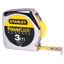 Meria 3 m 12,7 mm kovové puzdro Powerlock Stanley