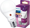 LED žiarovka PHILIPS E27 7,5W = 60W 2700K SÚMRAKOVÝ SENZOR D2D 806lm A60