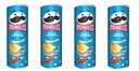 4x 165g PRINGLES Salt & Vinegar Crisps UK