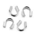 925 Sterling Silver krimpovacie koncovky 4,5x4x1mm 4ks