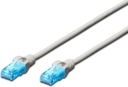 PatchCord UTP 5e šedý sieťový prepojovací kábel 25m