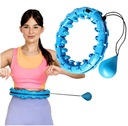 Hula Hop Hoop s cvočkami a váhou 25-42 cm