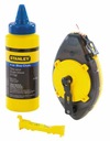 STANLEY TAŠNÉ PLÁNO POWERWINDER 30m + CHALK + PLÁNO ÚROVEŇ 0-47