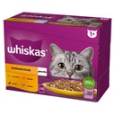 WHISKAS sáčky krmiva pre mačky s hydinovým mäsom 12x85 g