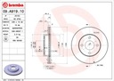 BREMBO 09.A919.10 Brzdový kotúč