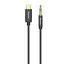 BASEUS YIVEN USB-C - JACK 3,5 MM AUDIOVÝ KÁBEL 1,2 m ČIERNY