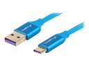 USB - USB C kábel, dlhý 1,8m, Typ AM až CM, opletený