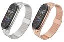 SET 2x GOLD SILVER Wristband XIAOMI MI BAND 5 6 SMARTBAND Set náramok