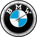 Nástenné hodiny s logom BMW