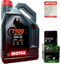 MOTUL 7100 4T olej 10W40 Ester MA2 4L + OLEJOVÝ FILTER