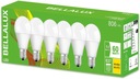 6x E27 LED žiarovka 8,5W = 60W 806lm 2700K BELLALUX