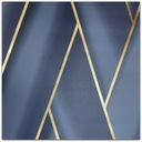 TAPETY 3D TAPETY NAVY GOLD HERRINGBONE GEOMETRICKÉ