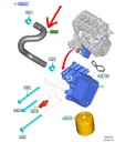 HADICE OLEJOVÉHO CHLADIČA TRANSIT 06- 13- 2,2 TDCi