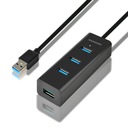 Axagon HUE-S2BL Hub 4-port 4xUSB3.0