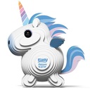 Eugy Blue Unicorn Eco 3D puzzle