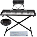 Klávesnica Klavírny organ MK-2102 STAND 61k USB MP3